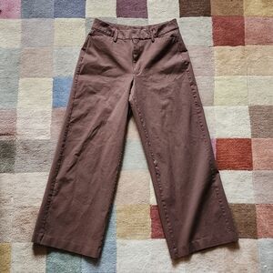 Old Navy Wide Leg Pants in Mauve Brown